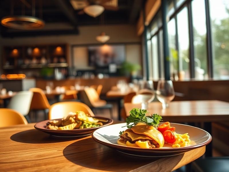 Intérieur de bistro contemporain